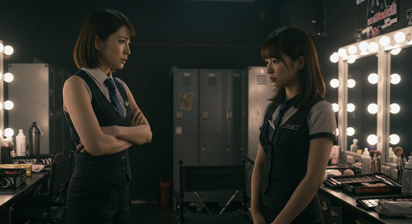 女性同士のトラブルをイメージさせる会話シーン