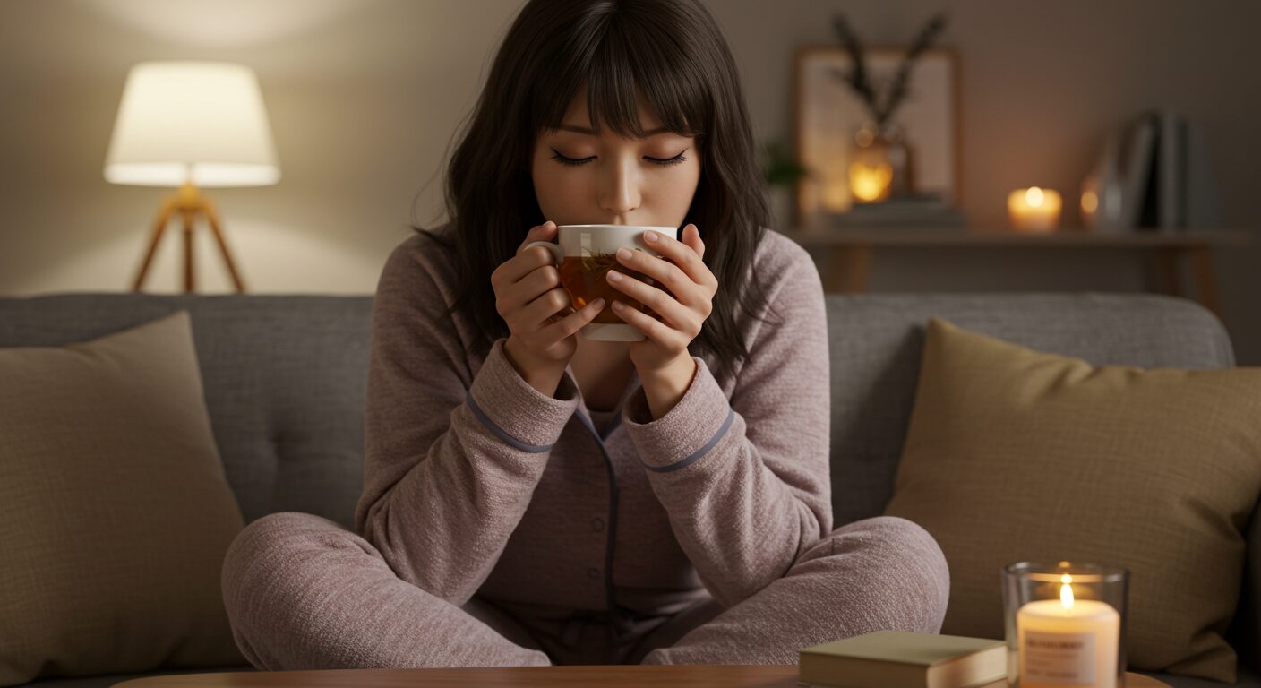 メンタルケアをしている女性