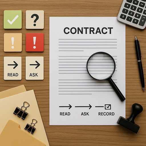 キャバクラ 契約トラブル を避けるための契約書チェックのイメージ