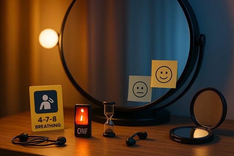 ナイトワーク 感情 の切り替えをイメージした写真